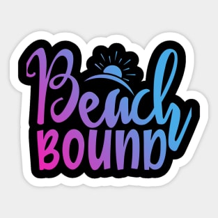 Beach Bound Sticker